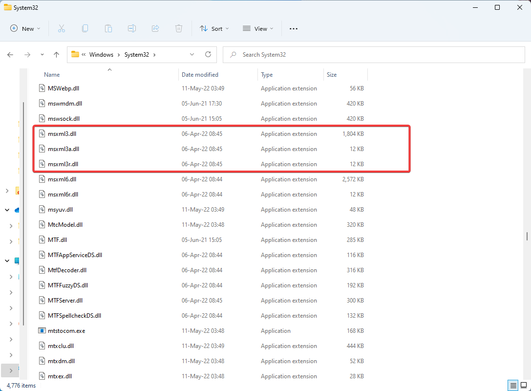 Файлы DLL в System32