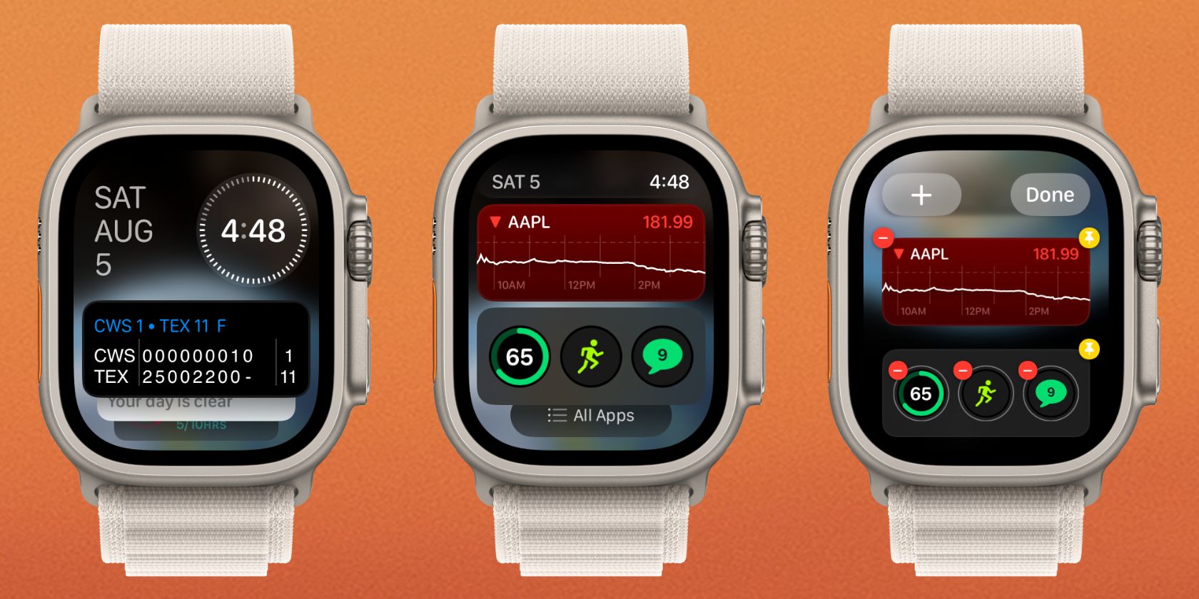 Smart Stack и виджеты на Apple Watch