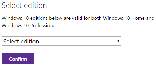 Скачать Windows 10 с Microsoft Tech Bench