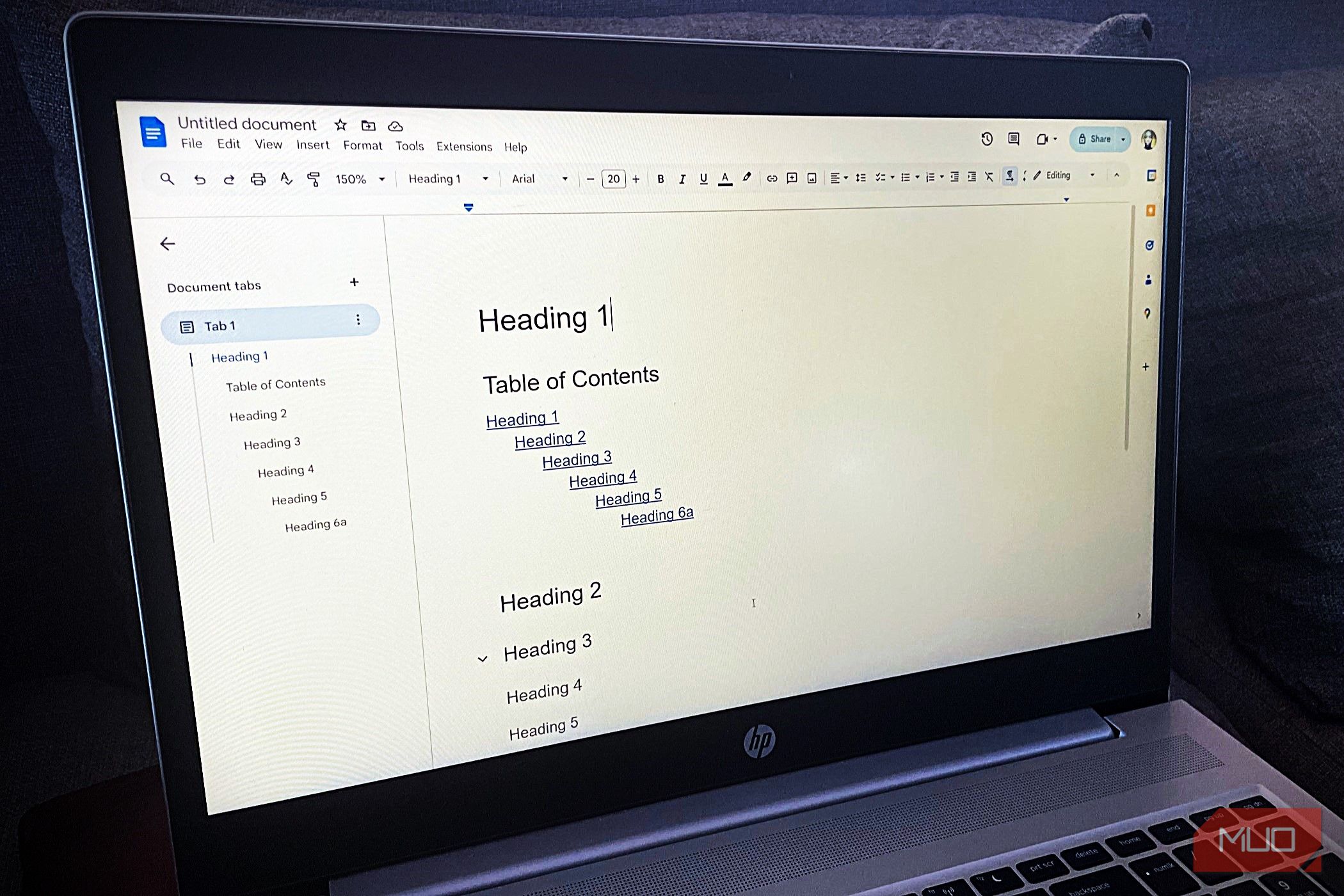 Как сделать оглавление в Google Docs