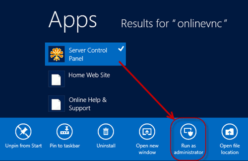 Подключение к ПК через OnlineVNC