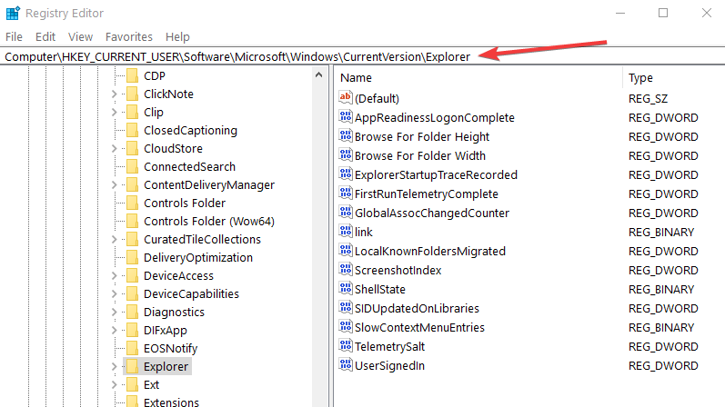 Редактор реестра: ключ ShowDriveLettersFirst