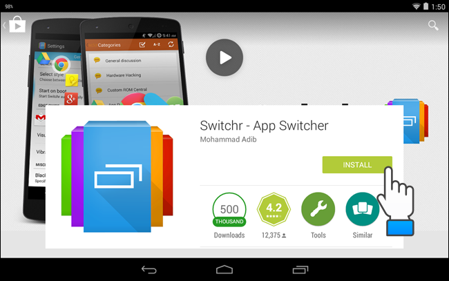 Switchr в Google Play