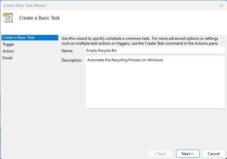 Создание базовой задачи