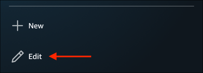Кнопка «Редактировать» в мобильном приложении
