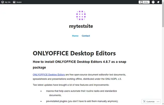 Текст статьи в админке WordPress после импорта