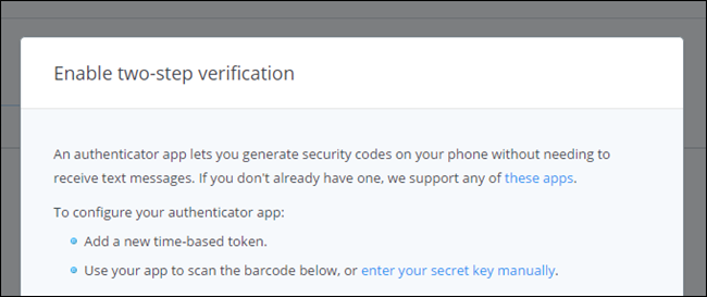 QR‑код для добавления учётной записи Dropbox в приложение‑аутентификатор