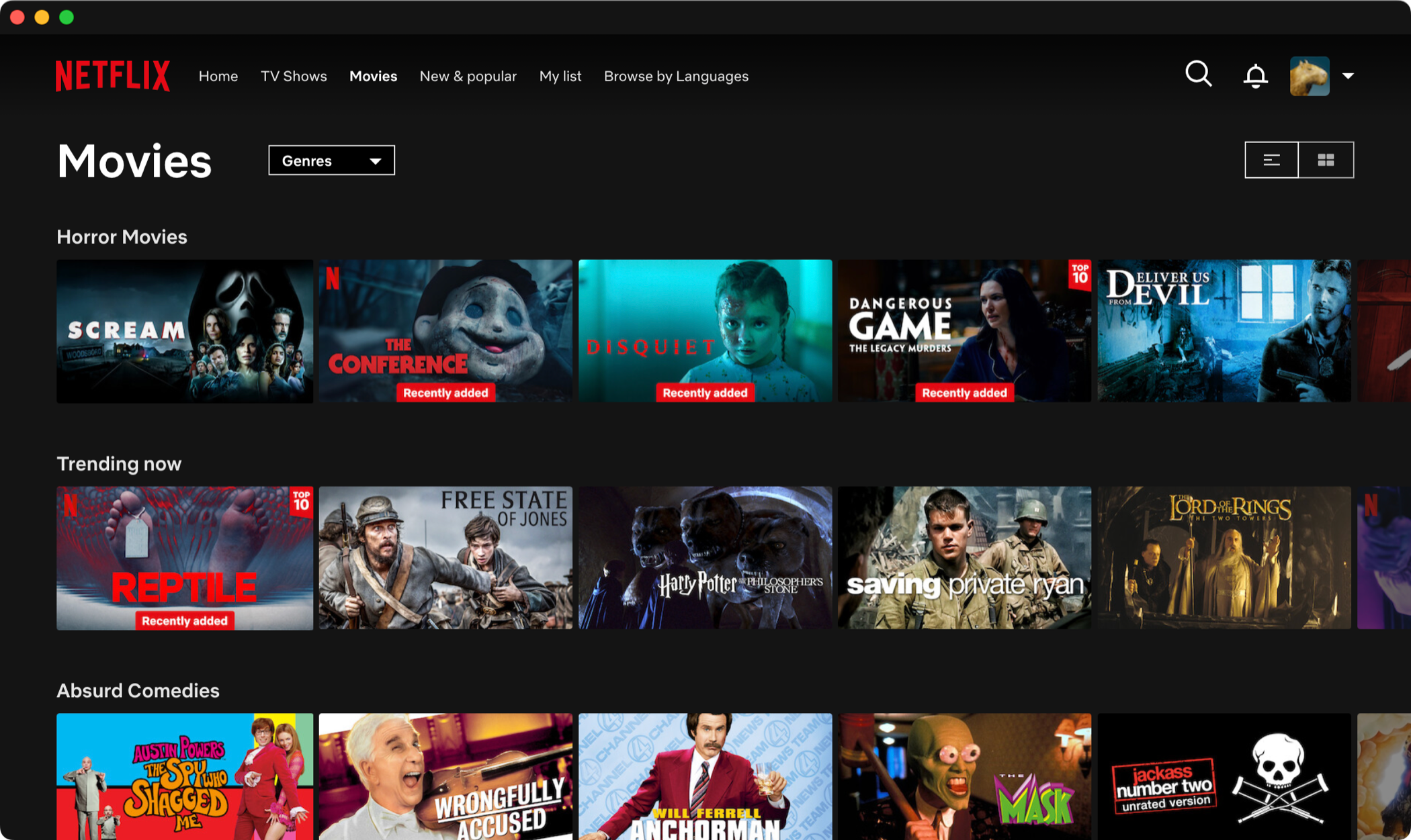 Создание Netflix‑веб‑приложения в Safari