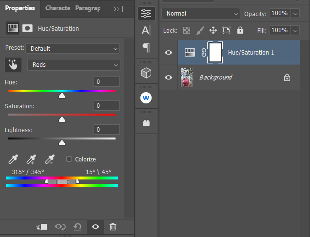Выберите светлые красные в льду для коррекции