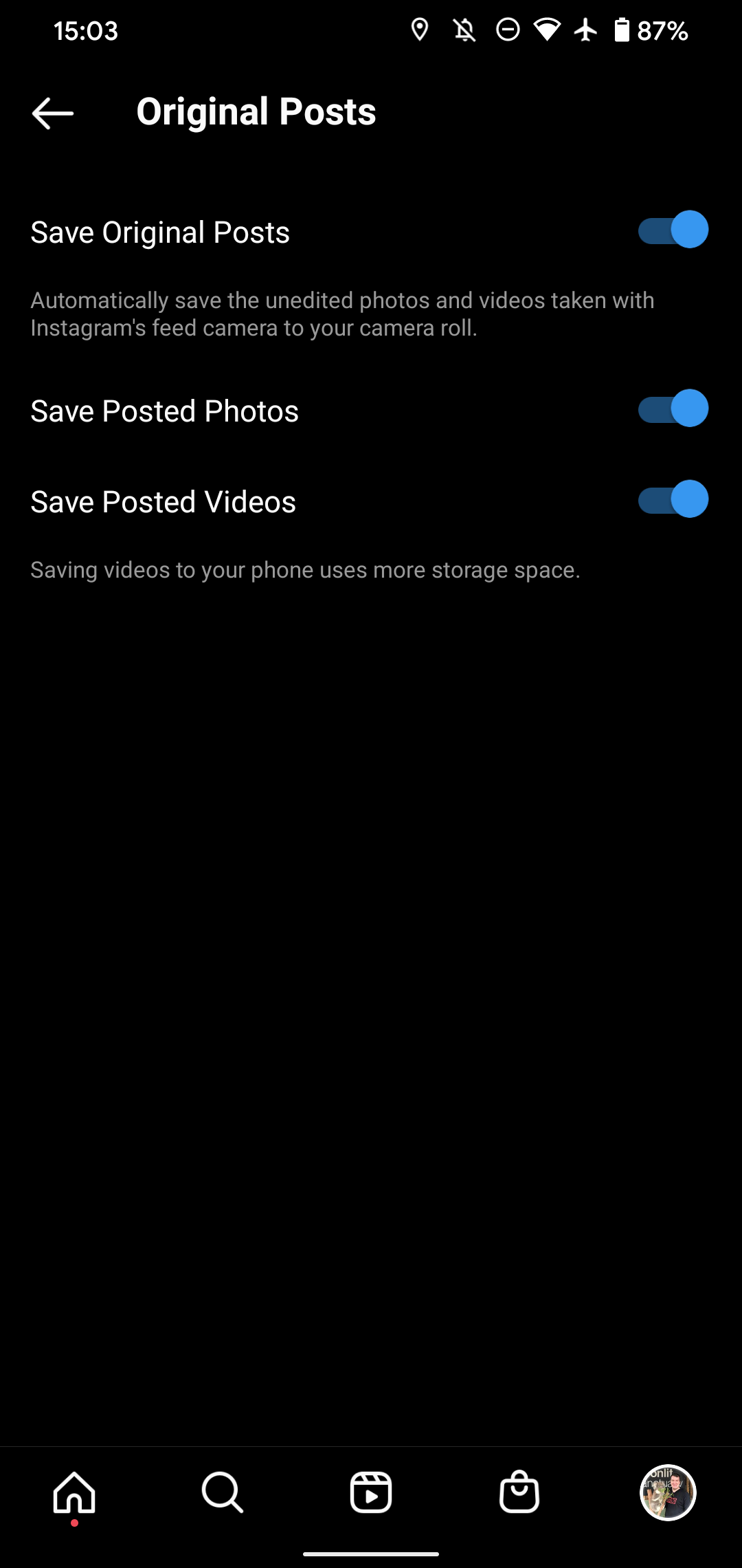 Instagram Android Original Posts