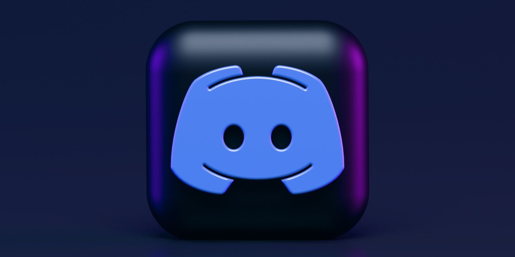 Логотип Discord в тёмном стиле