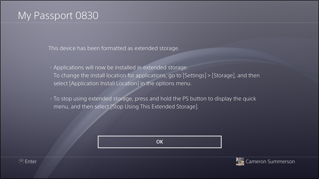 Диск готов и назначен как хранилище по умолчанию