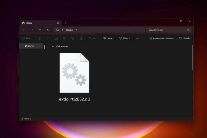 extio_rtl2832.dll — что это и как исправить
