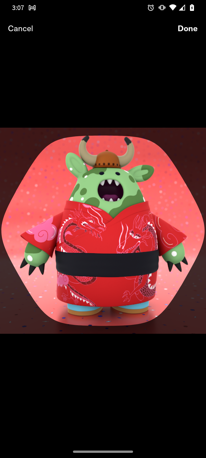 Обрезка NFT в шестиугольник для аватарки Twitter Blue