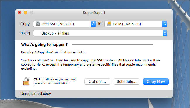 Загрузочная резервная копия macOS на внешнем диске