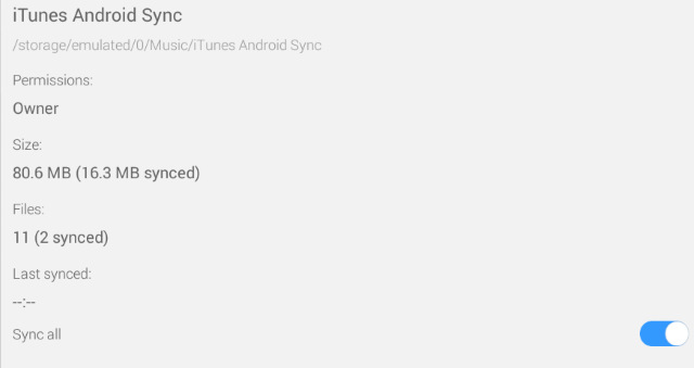 Музыкальные файлы доступны в плеере Android