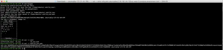 Генерация ключей на EC2