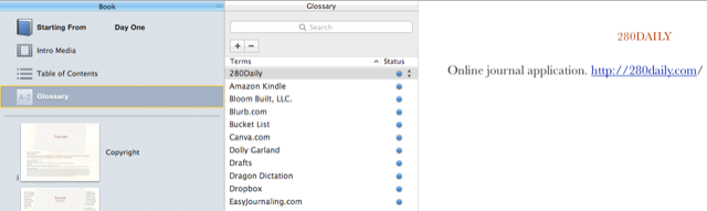 Глоссарий и добавление терминов