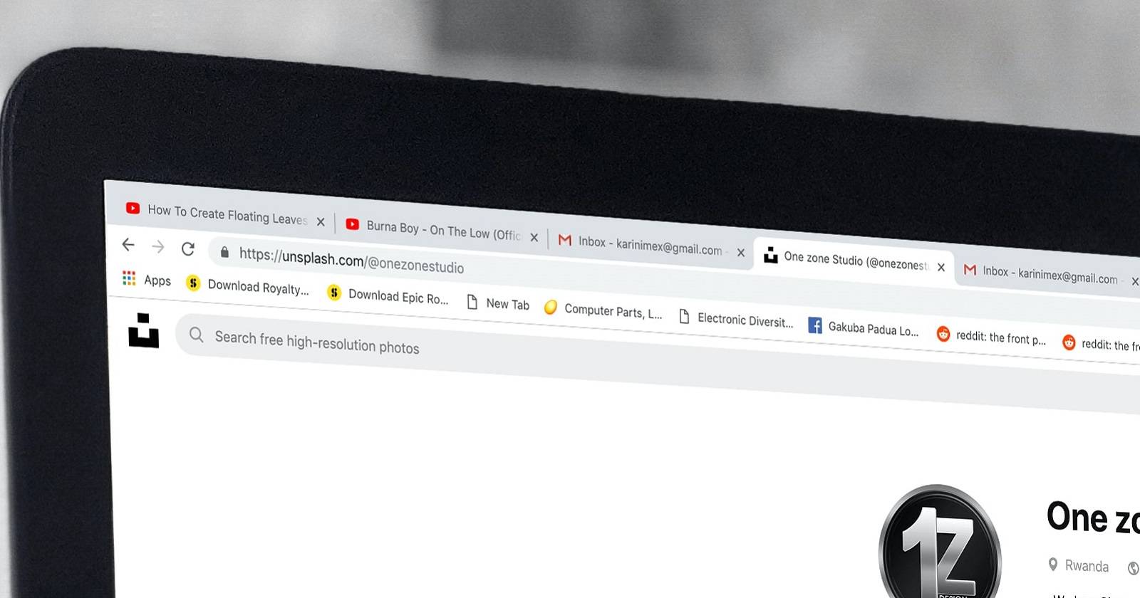 Несколько открытых вкладок в Google Chrome