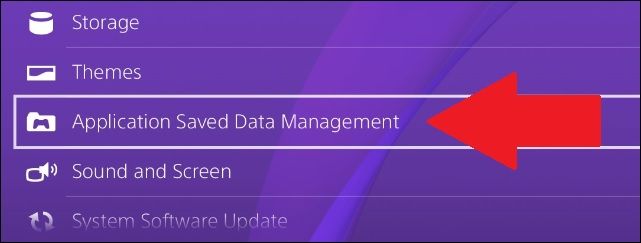 Где найти сохранённые данные на PS4