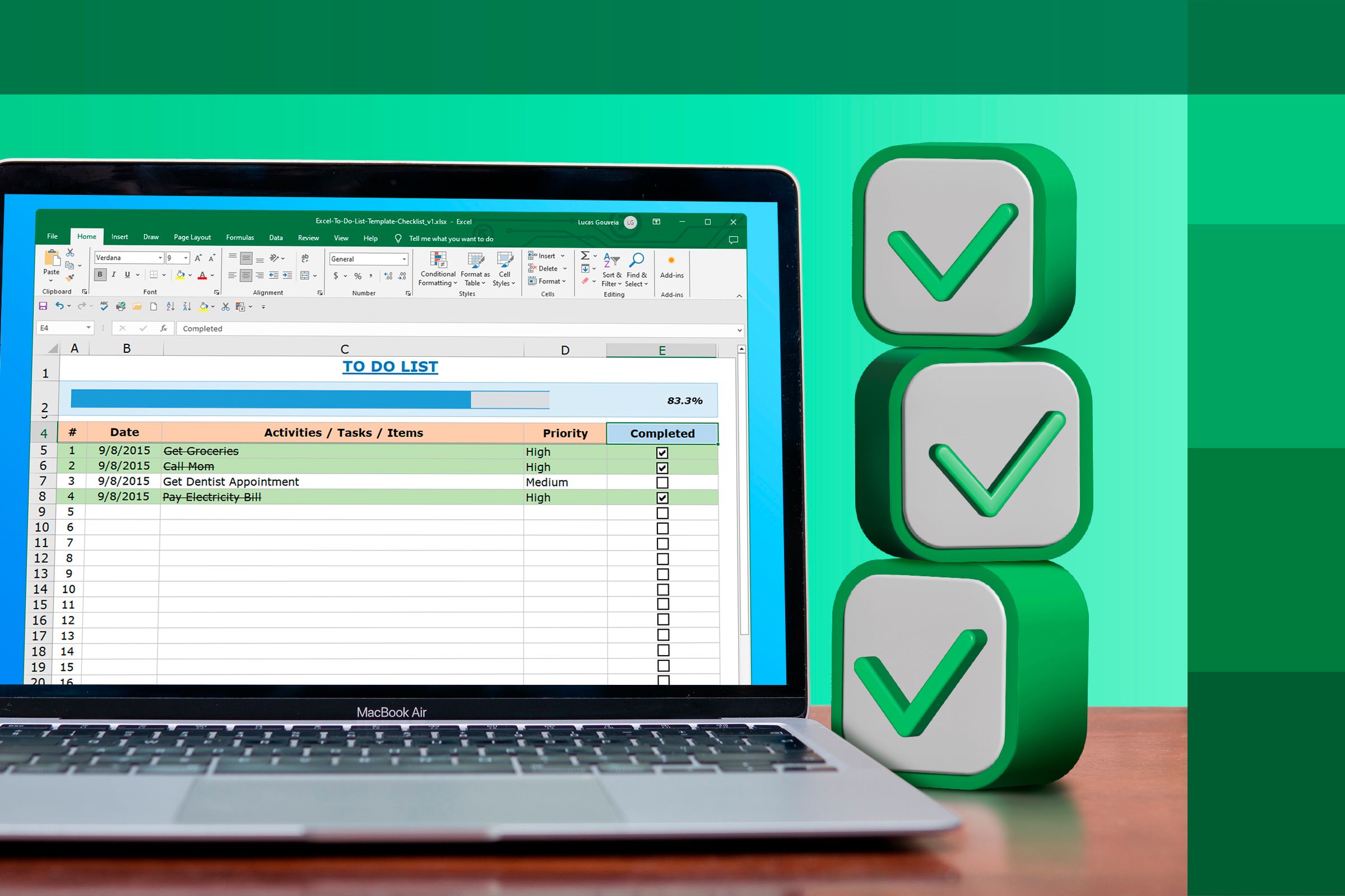 Временные метки по чекбоксам в Excel