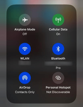 Impostazioni di visibilità AirDrop su iPhone
