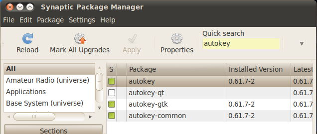 AutoKey: переназначение клавиш в Linux