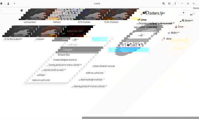 Настройка GameMode в Lutris