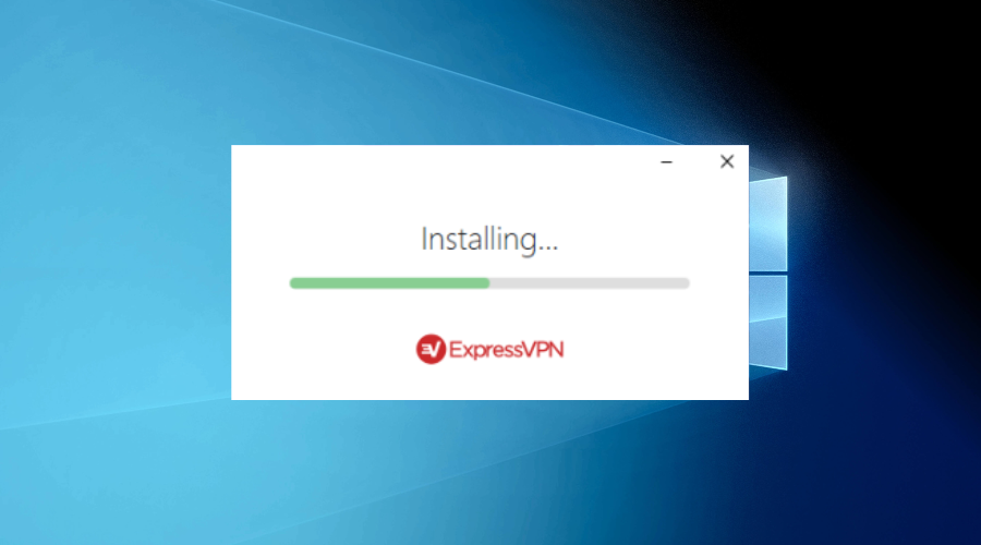 Экран установки приложения VPN на устройстве