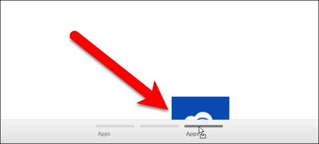 Перемещение значка приложения на новую страницу через панель внизу