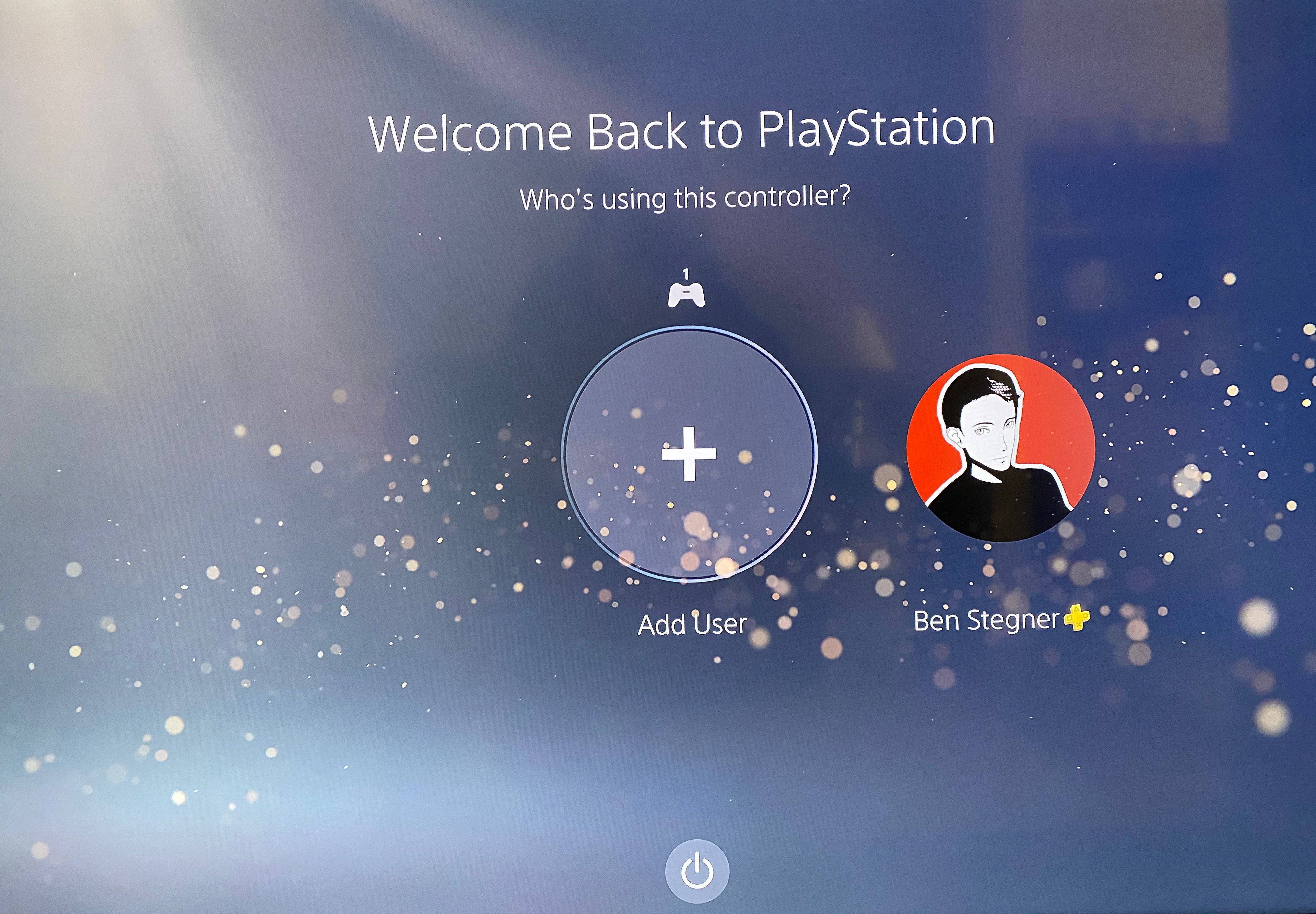 Add User PS5