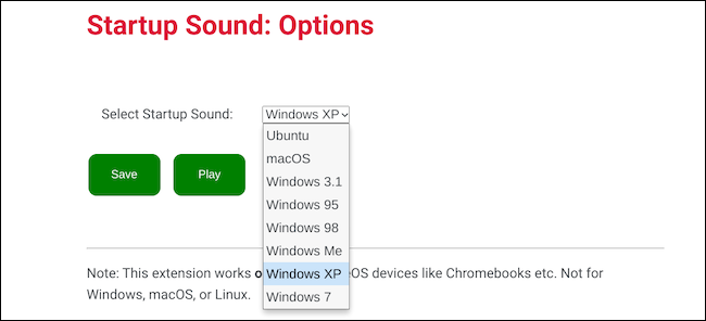 Set a different startup sound on Chromebook