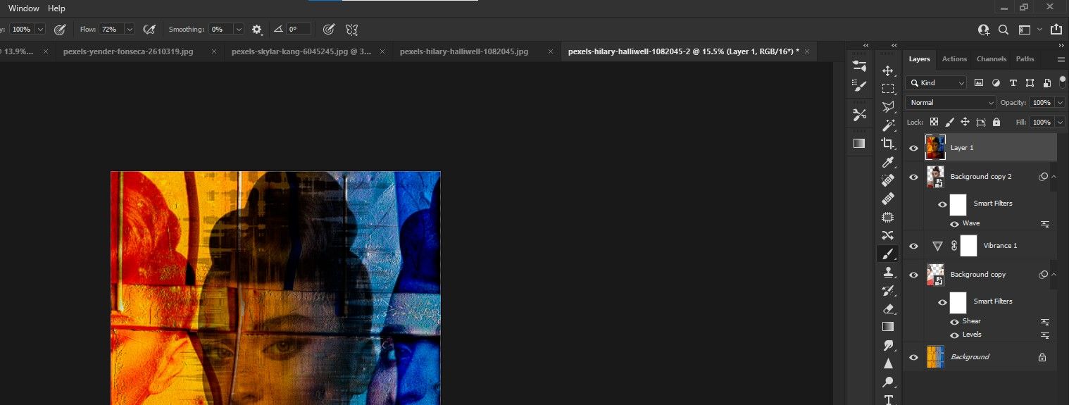 Создание штамп-слоя
