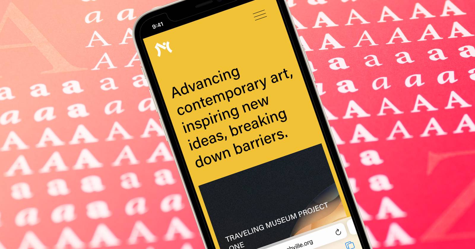 Изменение размера шрифта в iOS 15 — пример интерфейса