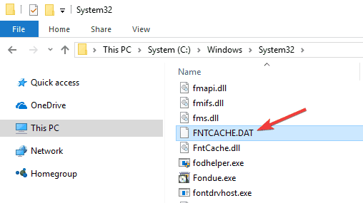Windows 10 fonts missing