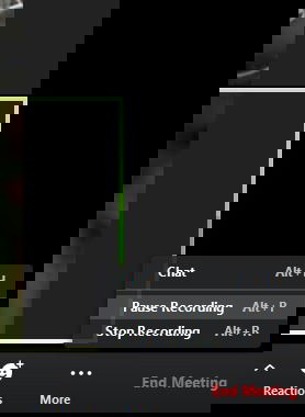 Кнопки паузы и остановки записи