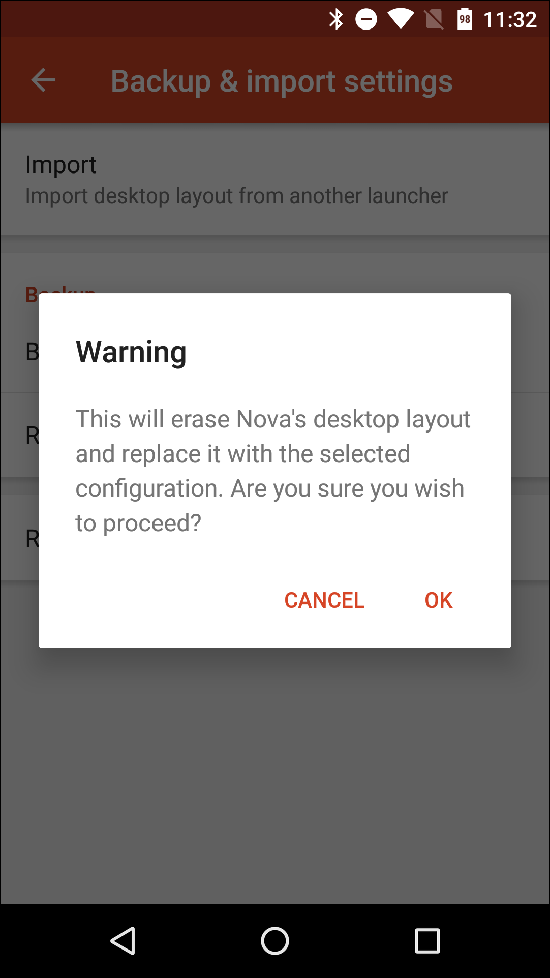 Выбор лаунчера для импорта