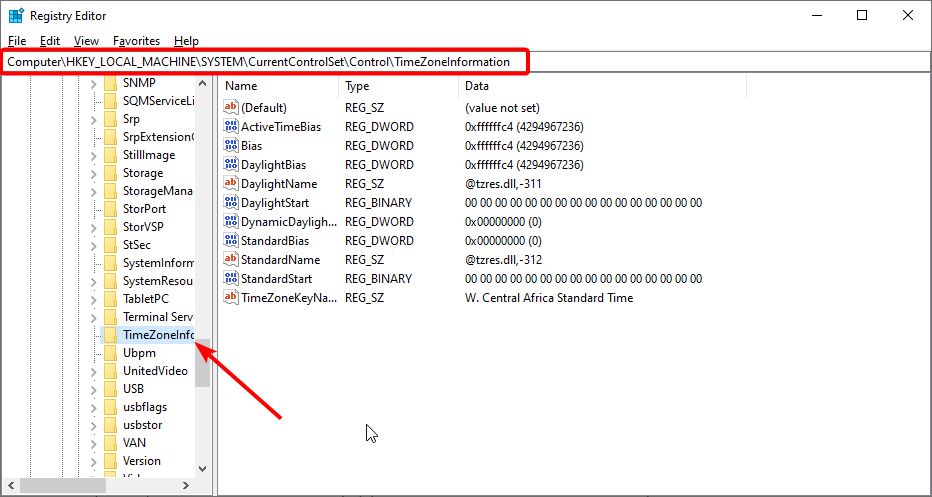 path how to fix time windows 10