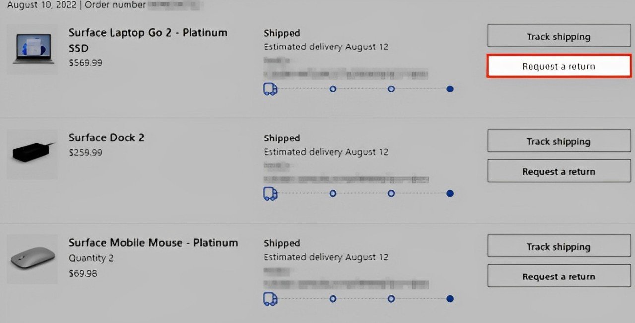 Rückerstattung im Microsoft Store anfordern