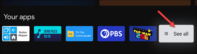 Настройка главного экрана Google TV
