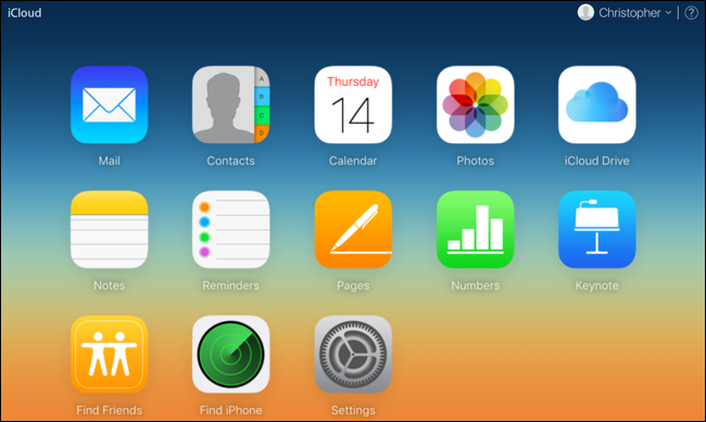Экспорт контактов с сайта iCloud
