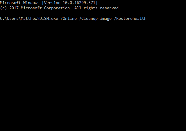 Запуск DISM и SFC в командной строке