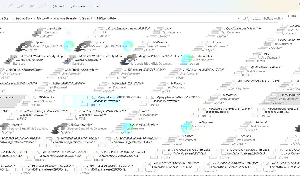 Список восстанавливаемых файлов внутри CAB