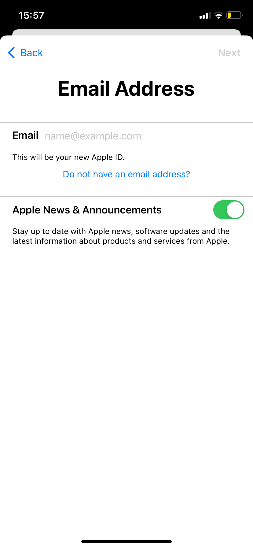 Процесс создания Apple ID на iPhone с подтверждением телефона