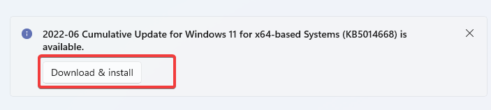 Установка обновлений Windows
