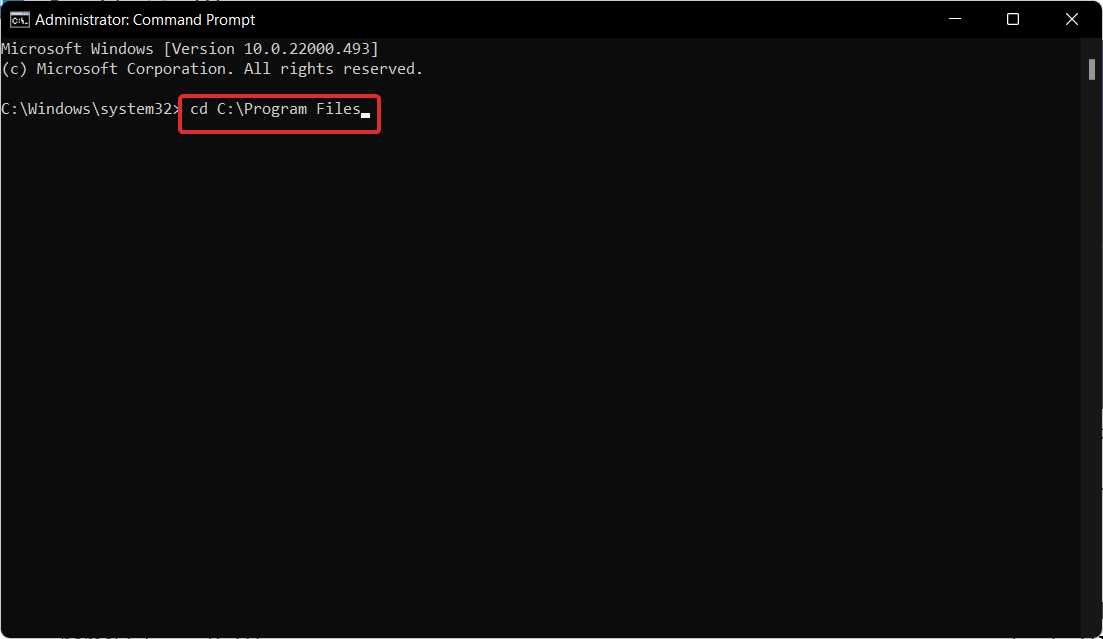 Команда cd: смена рабочей директории