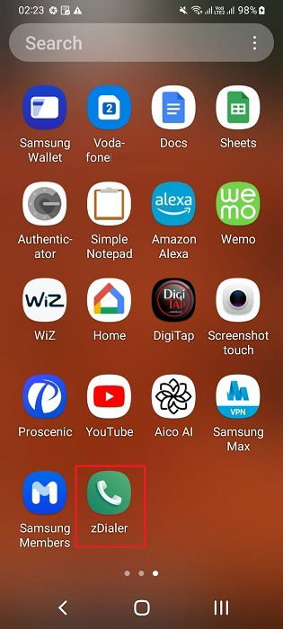 Иконка приложения, маскирующегося под набор номера