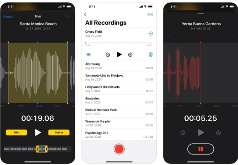 Grabación con Notas de Voz en iPhone