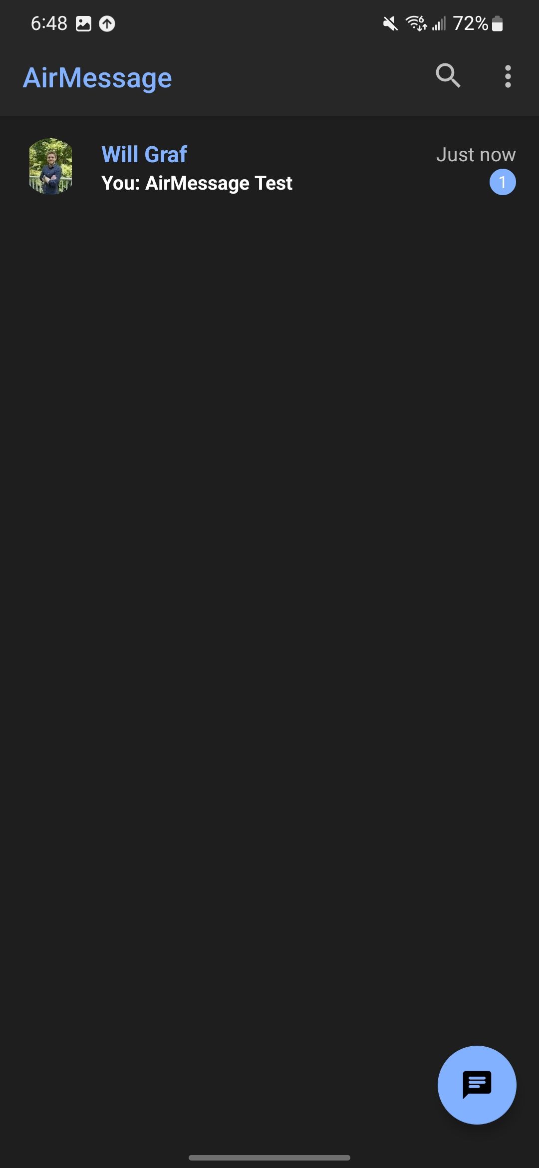 Тестовое сообщение AirMessage