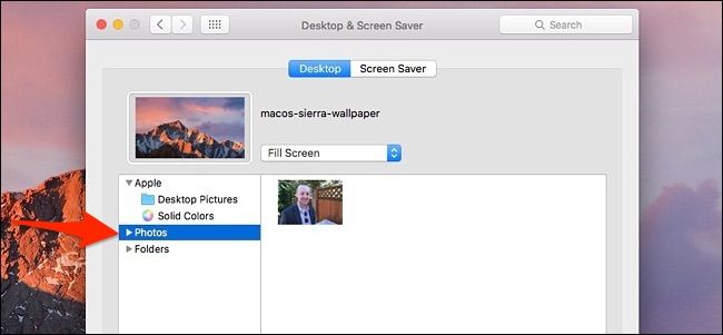 Выбор изображений из локальной папки «Pictures»